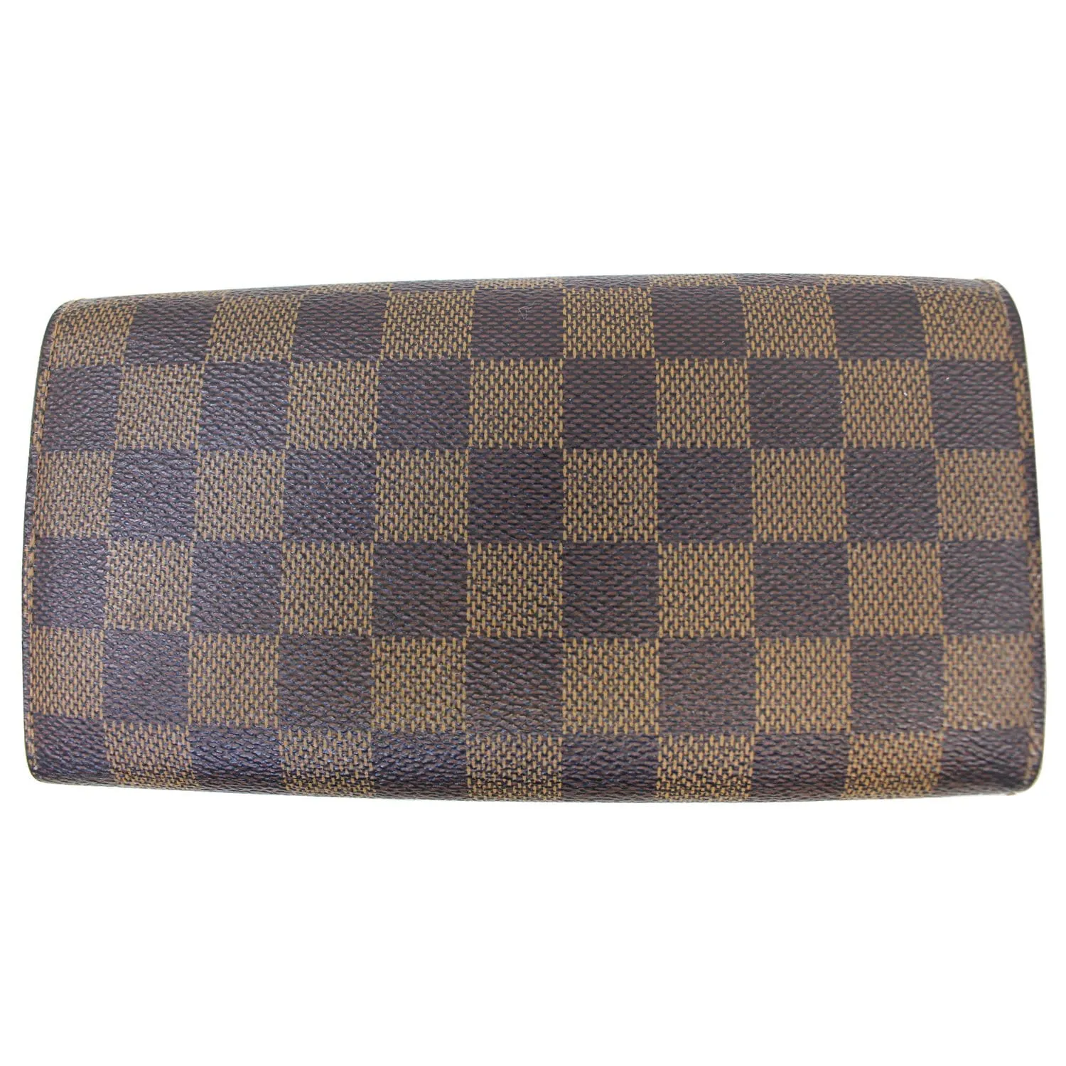 LOUIS VUITTON Damier Ebene Brown Sarah Wallet
