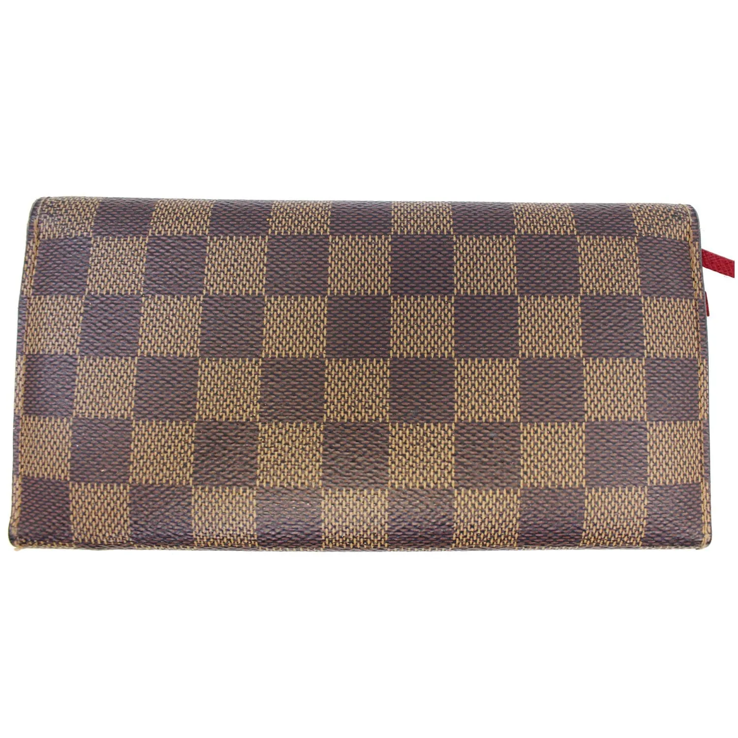 LOUIS VUITTON Damier Ebene Josephine Wallet Brown