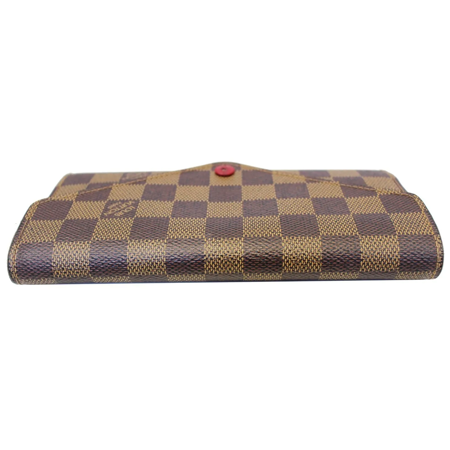 LOUIS VUITTON Damier Ebene Josephine Wallet Brown