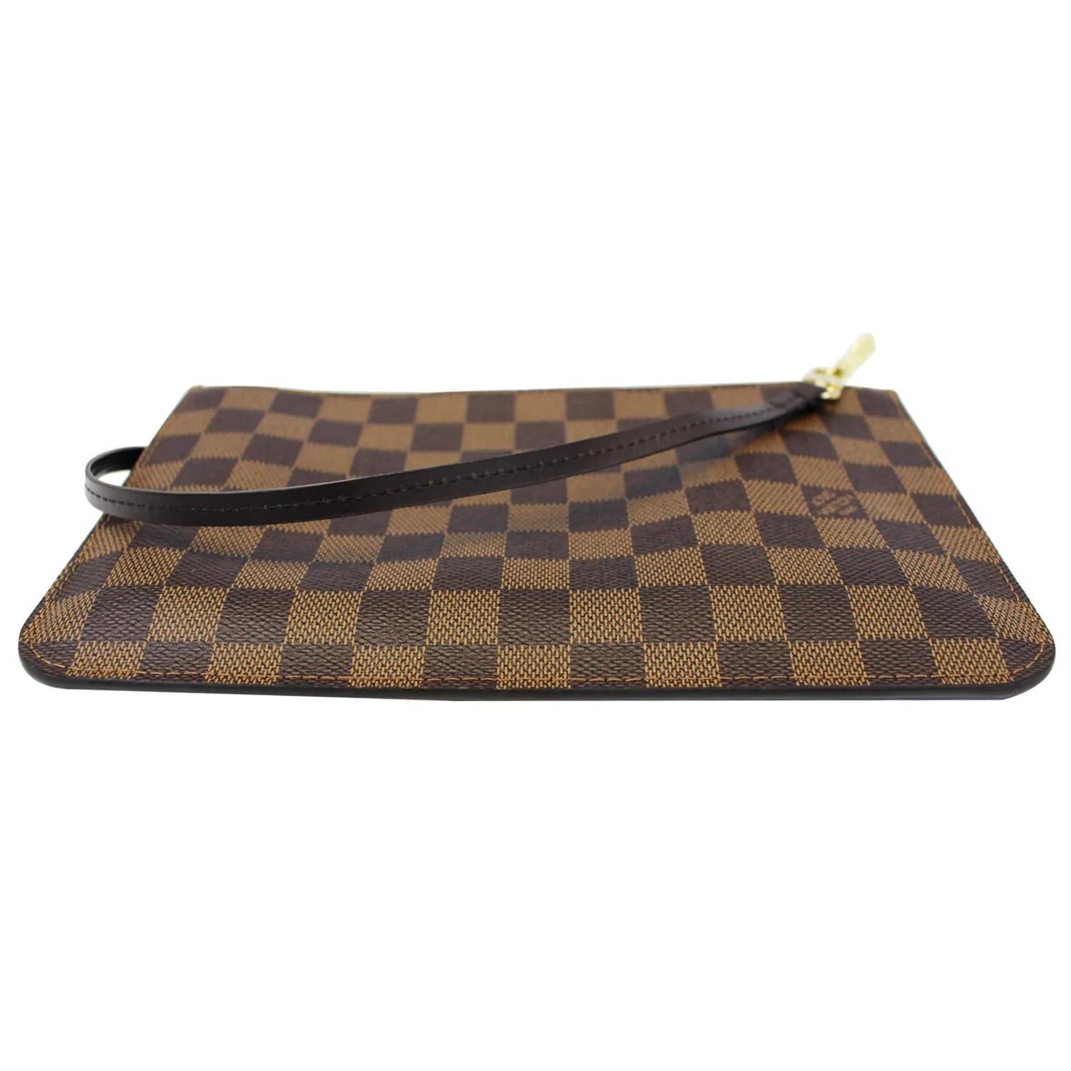 LOUIS VUITTON Damier Ebene Pochette Wristlet Pouch Neverfull MM