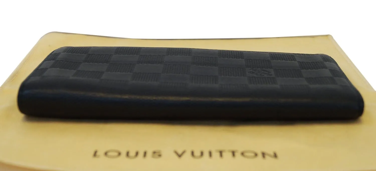 LOUIS VUITTON Damier Infini Portefeiulle Brazza Long Wallet