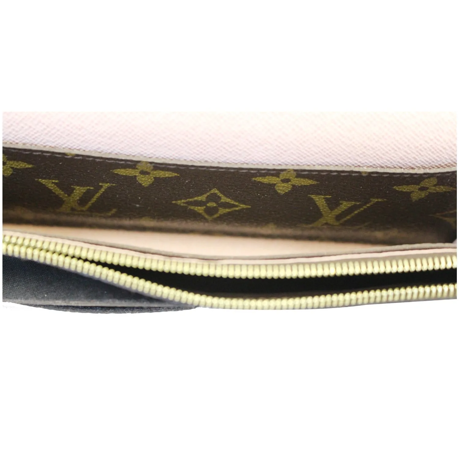 LOUIS VUITTON Emilie Monogram Canvas Wallet Rose Ballerine