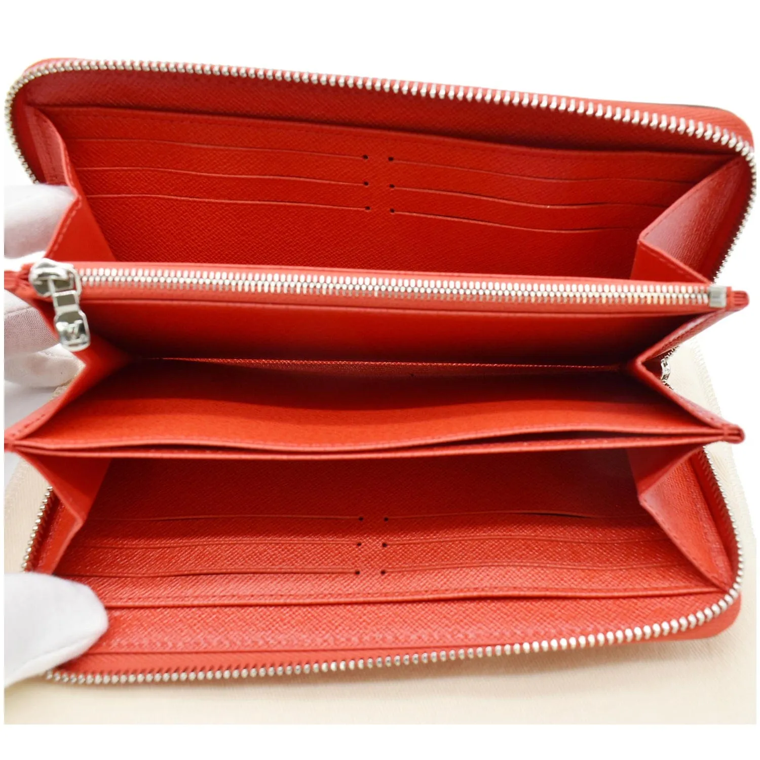 LOUIS VUITTON Epi Leather Zippy Wallet Red - 10% OFF