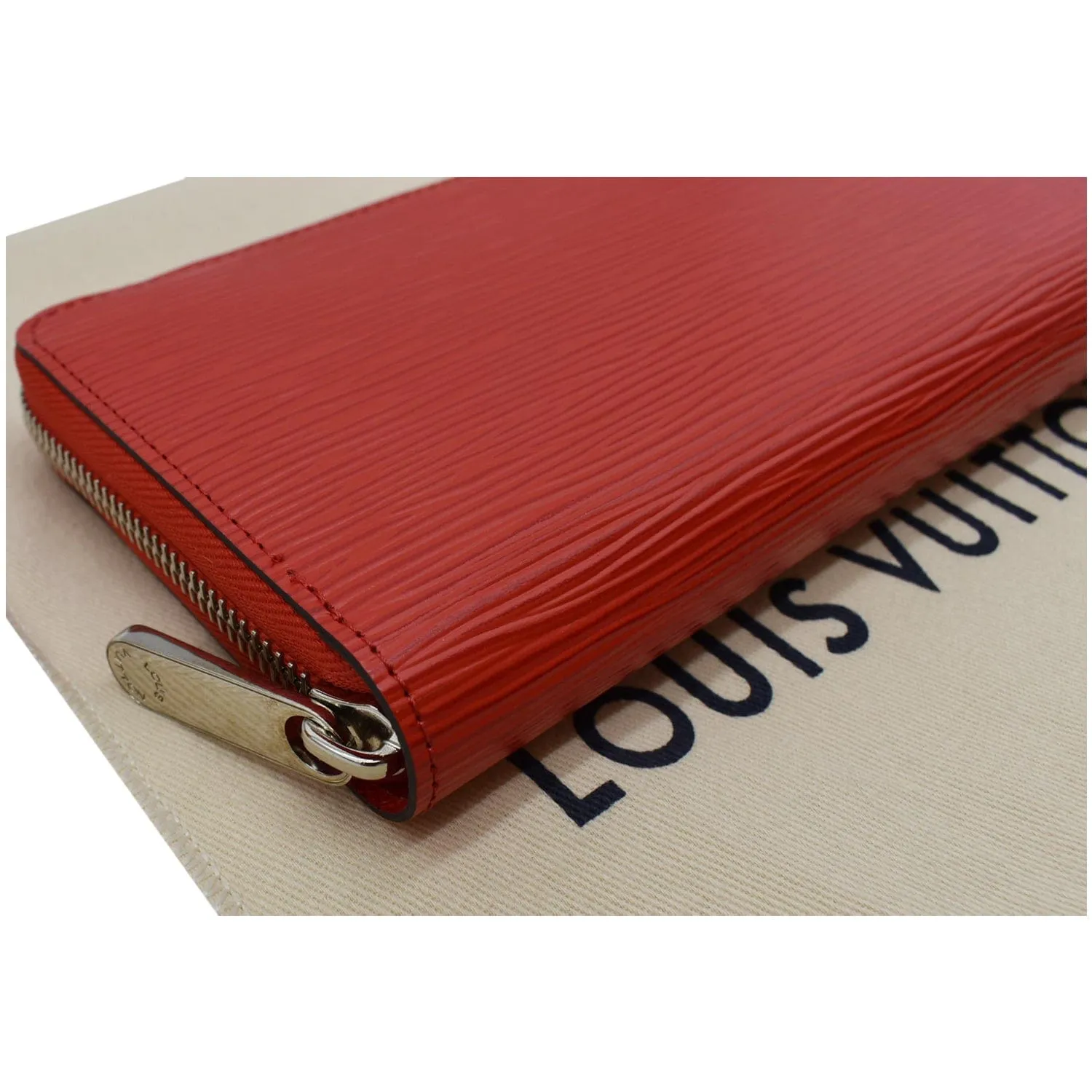 LOUIS VUITTON Epi Leather Zippy Wallet Red - 10% OFF