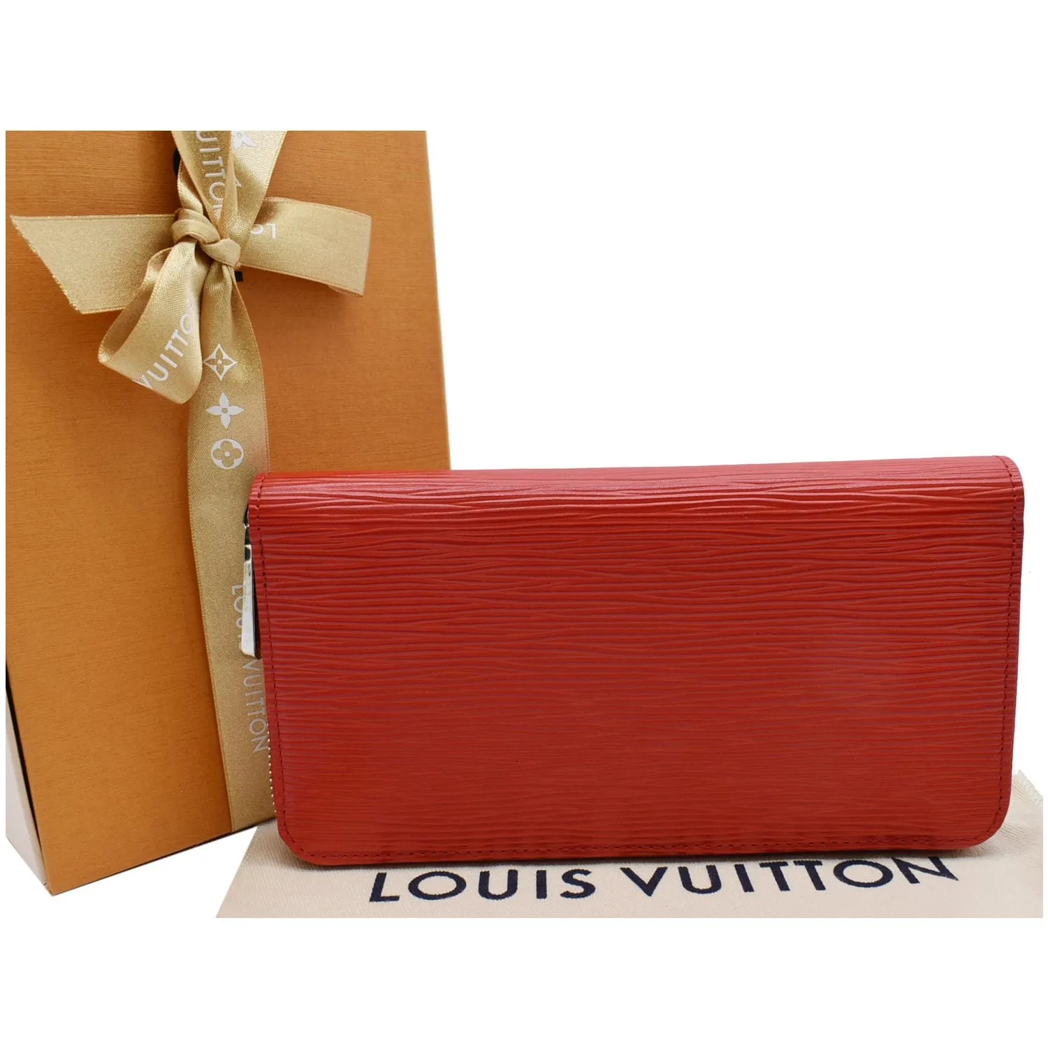 LOUIS VUITTON Epi Leather Zippy Wallet Red - 10% OFF