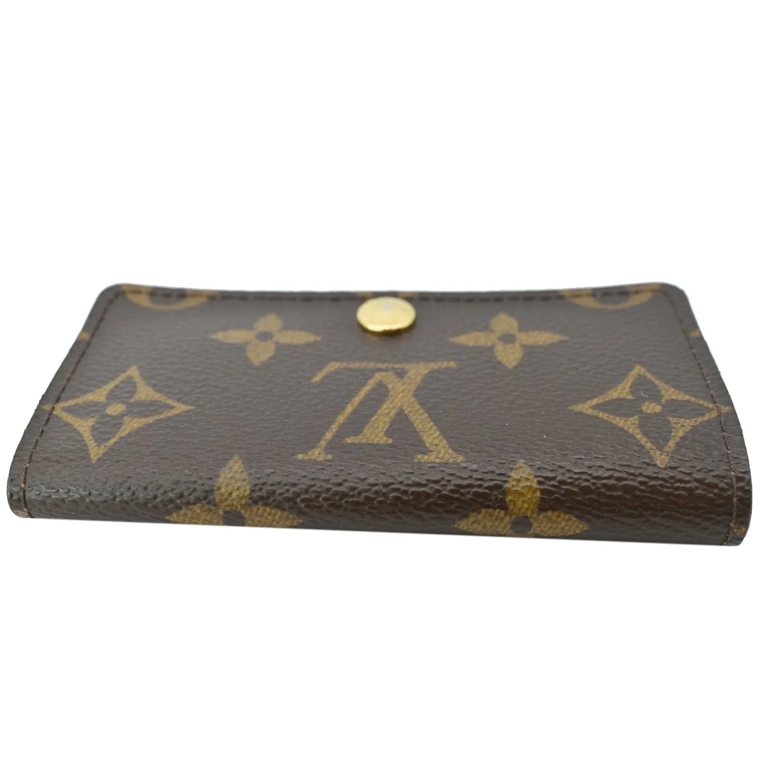LOUIS VUITTON Monogram Canvas 6 Key Holder Brown