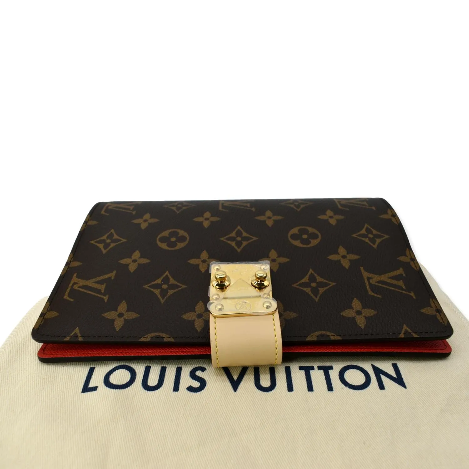 LOUIS VUITTON Monogram Canvas Paul MM Notebook Cover Brown