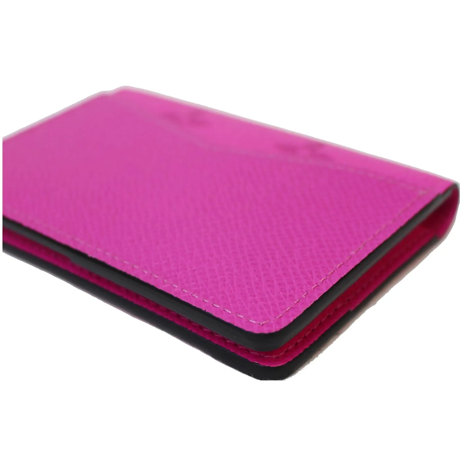 LOUIS VUITTON Monogram Taiga Leather Pocket Organizer Fuchsia