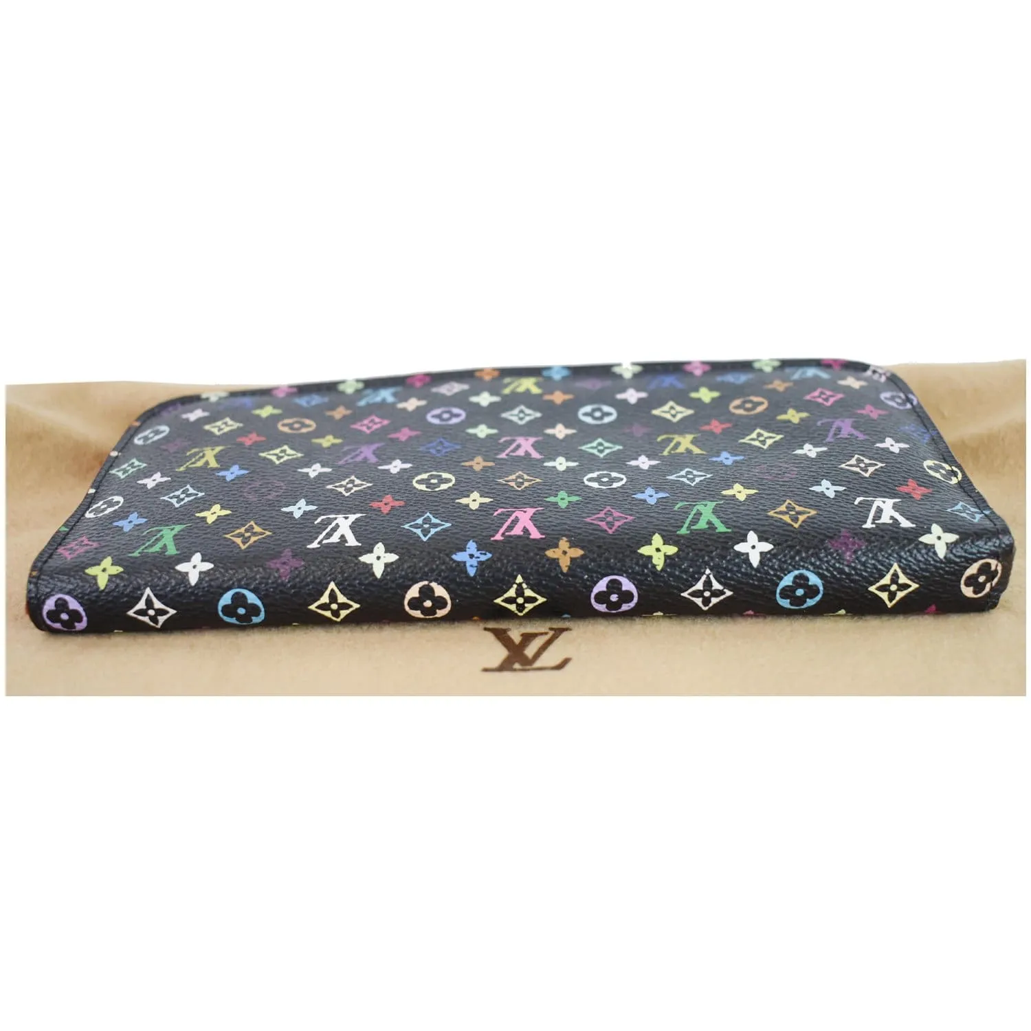 LOUIS VUITTON Portefeuille Insolite Multicolor Monogram Wallet Black