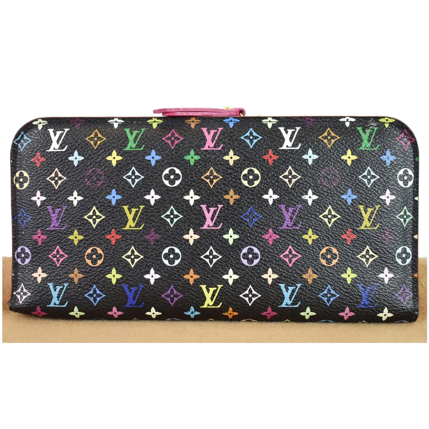 LOUIS VUITTON Portefeuille Insolite Multicolor Monogram Wallet Black