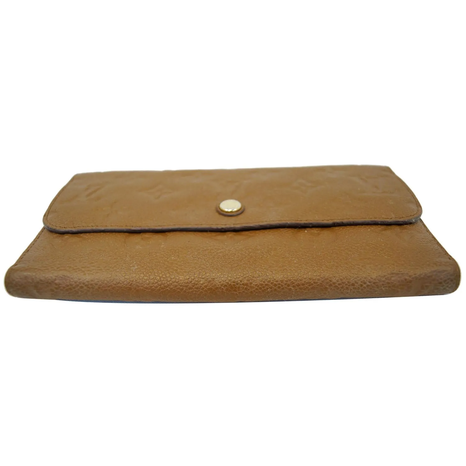 LOUIS VUITTON Portefeuille Virtuose Empreinte Leather Trifold Wallet Havane - 20% OFF