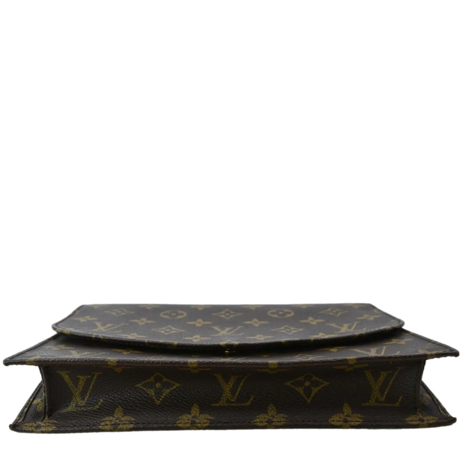 LOUIS VUITTON Rabat Pochette Monogram Canvas Clutch Bag Brown