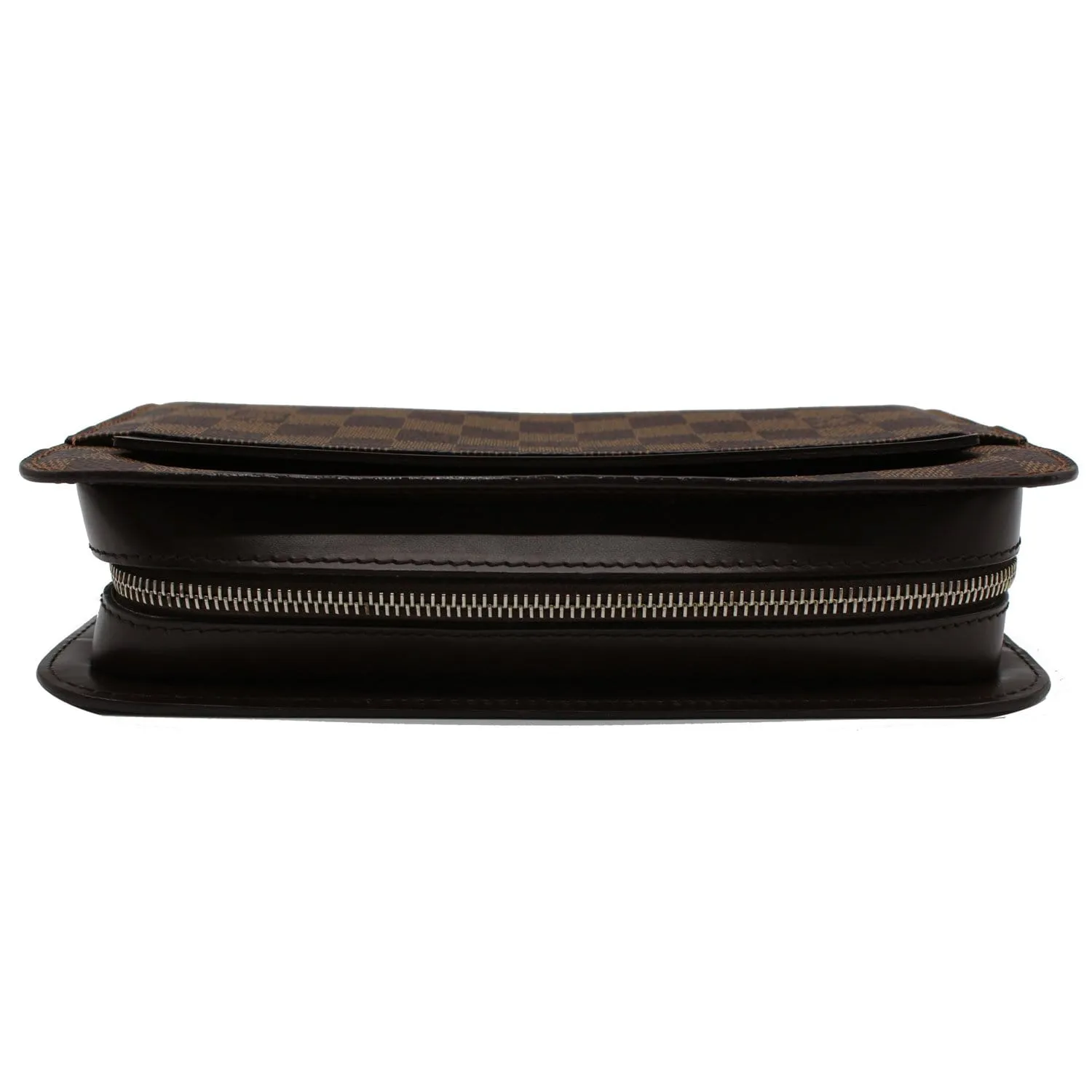 LOUIS VUITTON Saint Louis Damier Ebene Pochette Clutch Bag Brown
