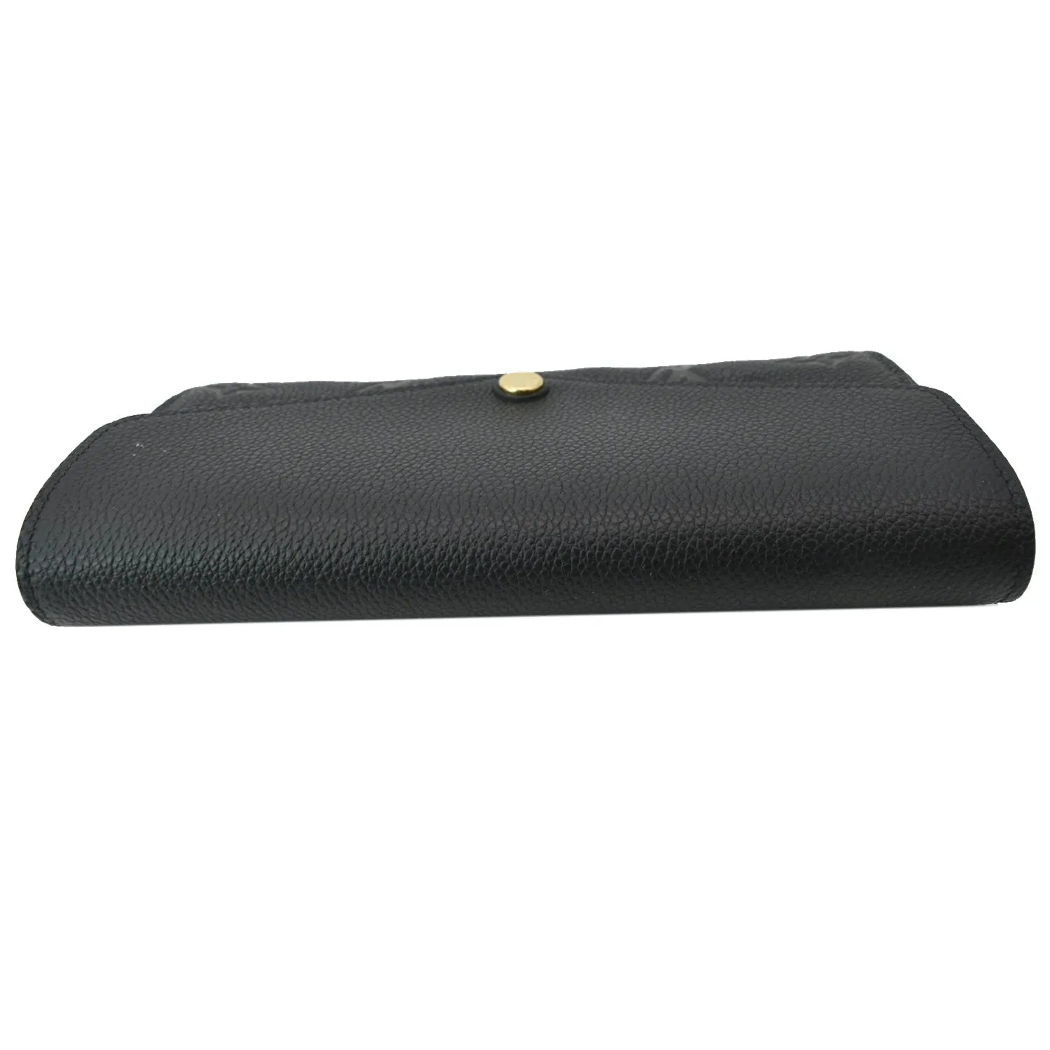 LOUIS VUITTON Sarah Monogram Empreinte Leather Wallet Black