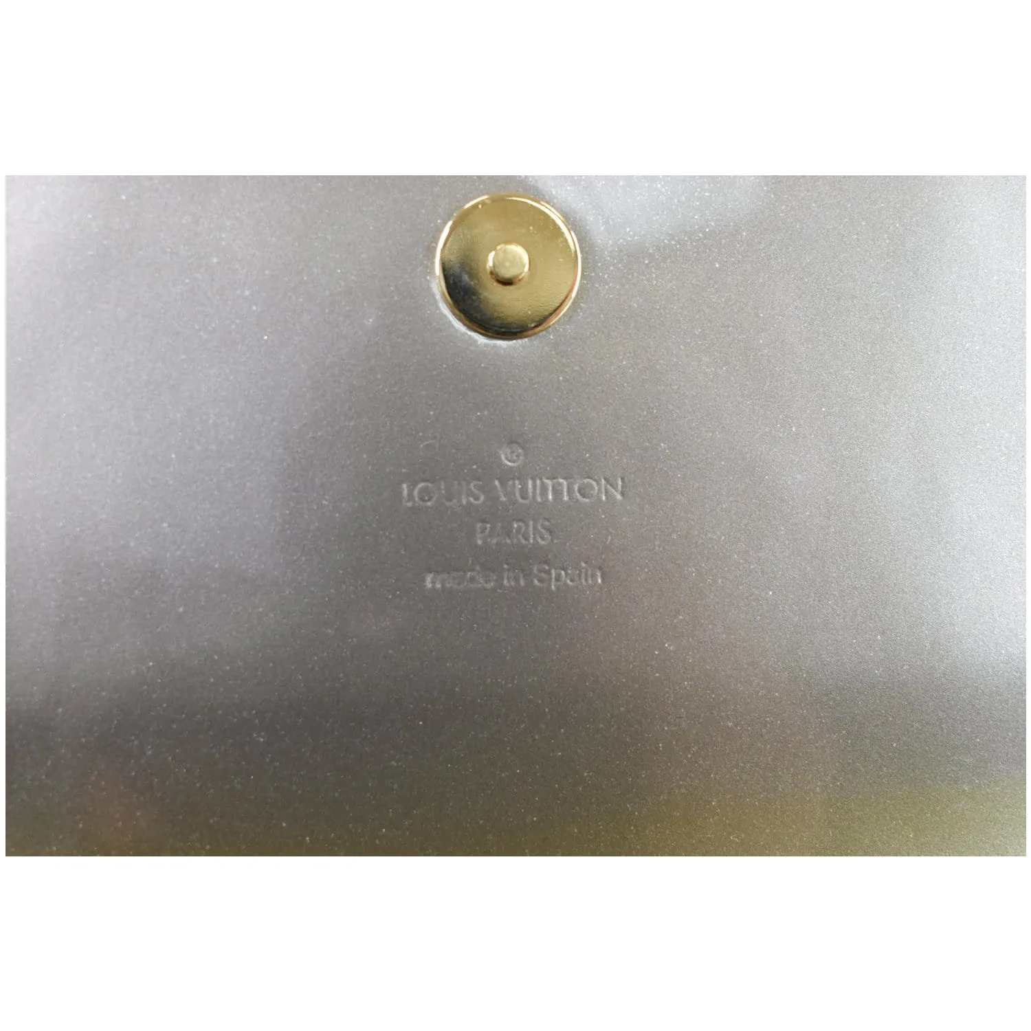 LOUIS VUITTON Sobe Pochette Vernis Leather Clutch Bag Khaki Green - Last Call