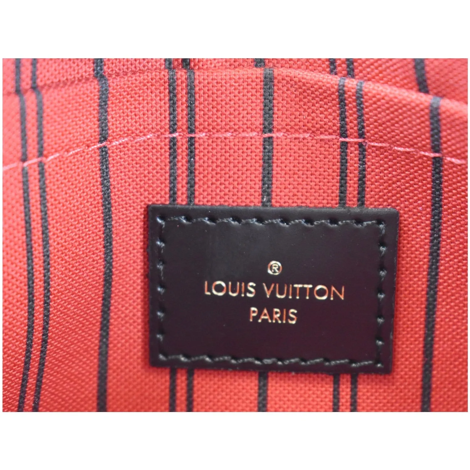 LOUIS VUITTON World Tour Pochette Monogram Canvas Neverfull Wristlet Brown - 15% OFF