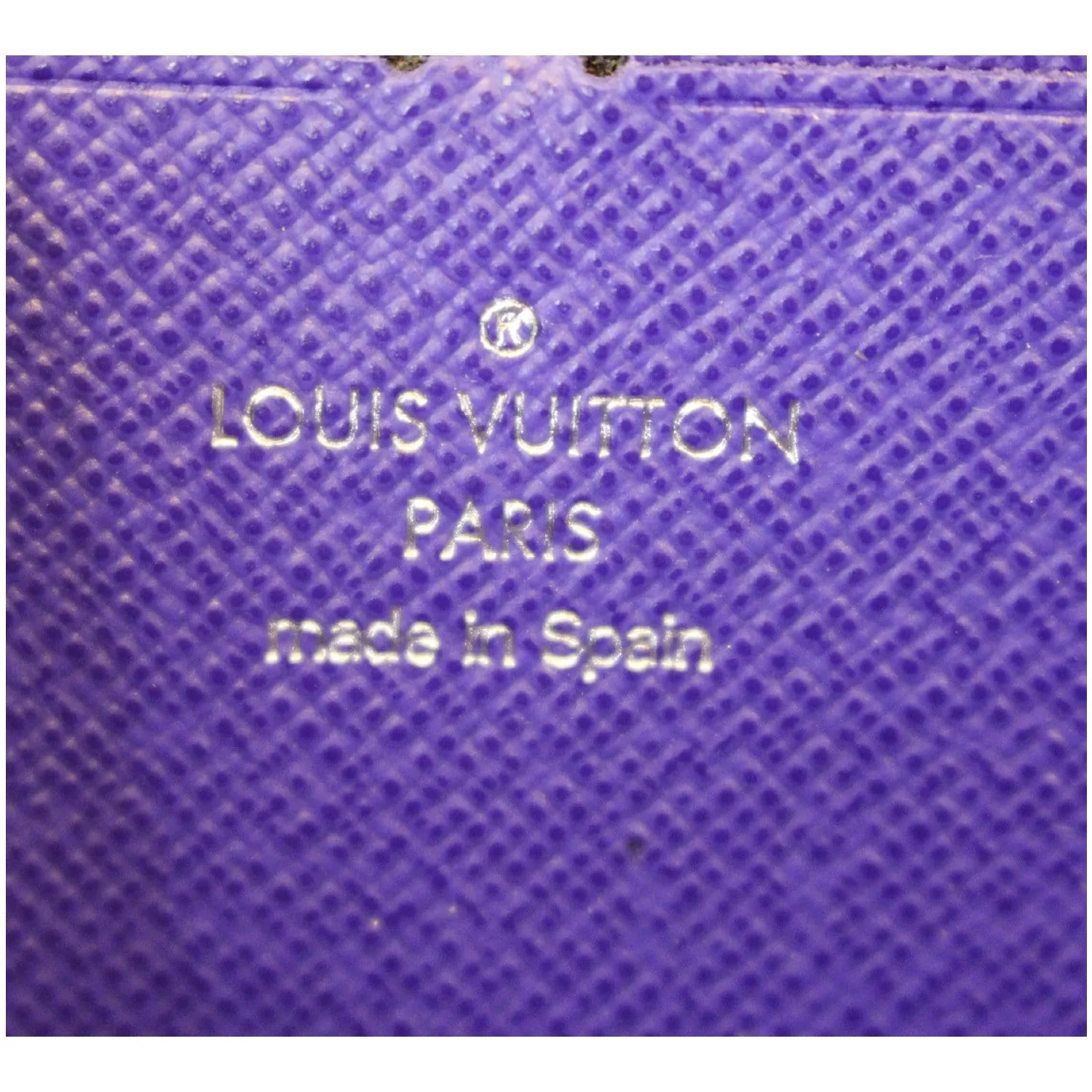 LOUIS VUITTON Zippy Organizer Epi Leather Wallet Blue