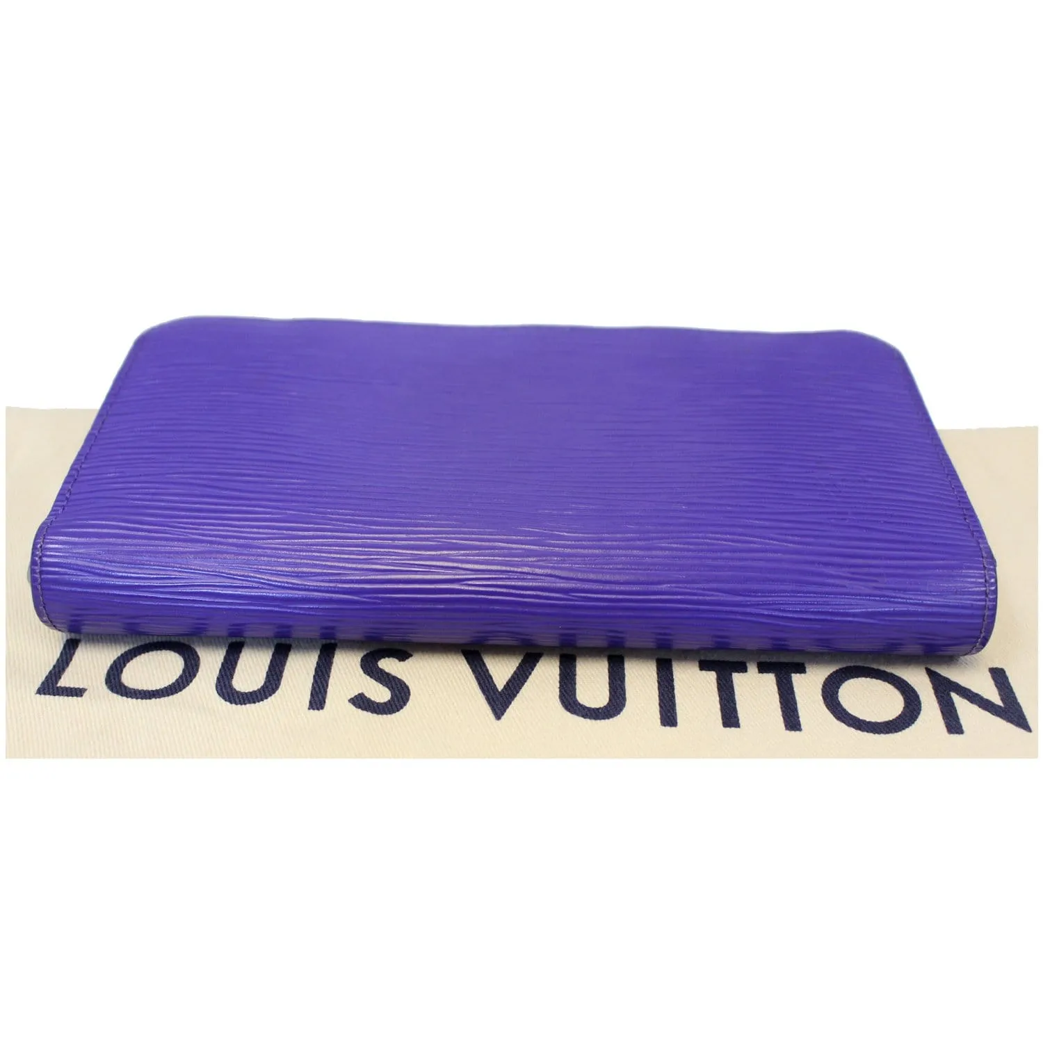 LOUIS VUITTON Zippy Organizer Epi Leather Wallet Blue