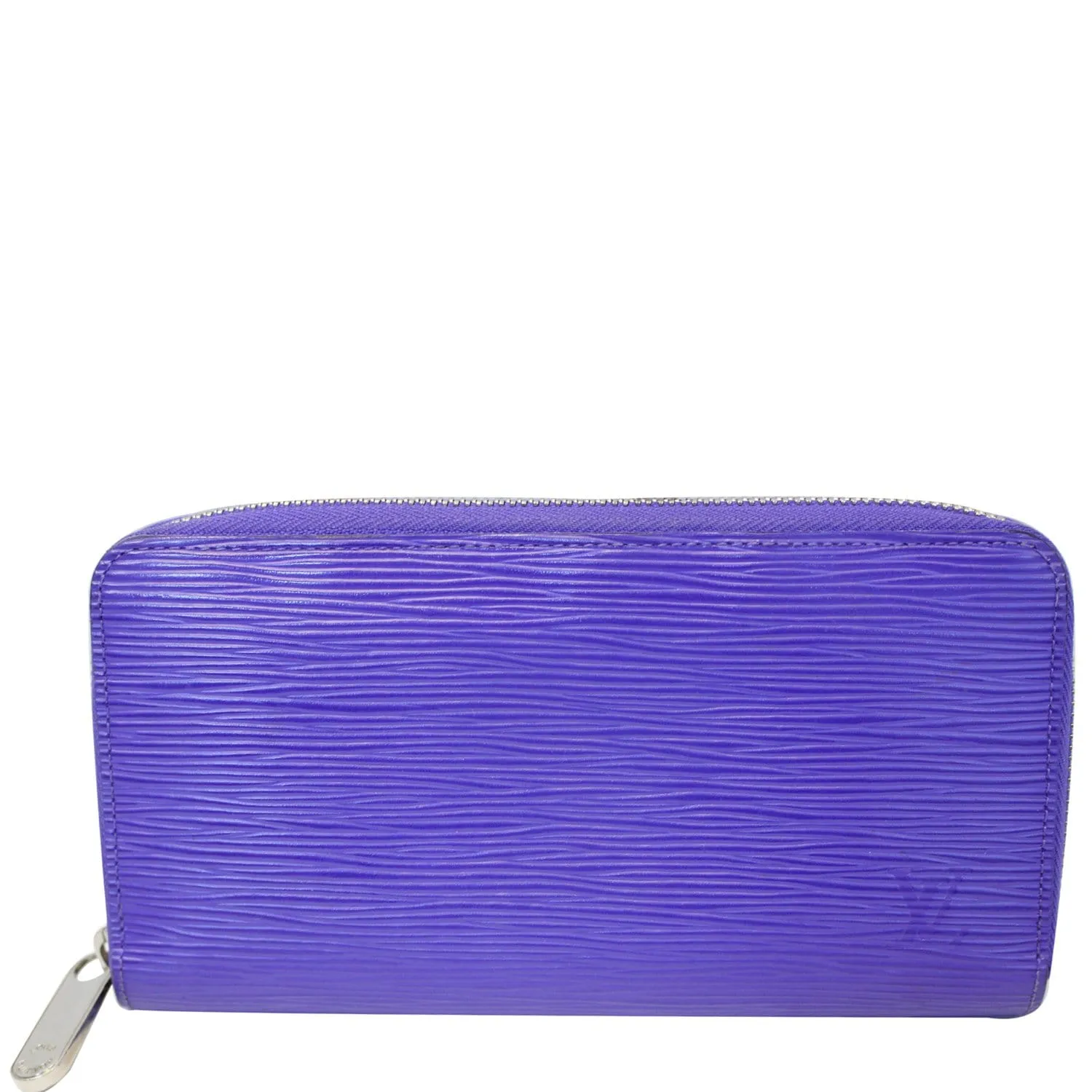 LOUIS VUITTON Zippy Organizer Epi Leather Wallet Blue