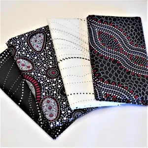 M & S Quarter Bundle x 4 Black, Red, White