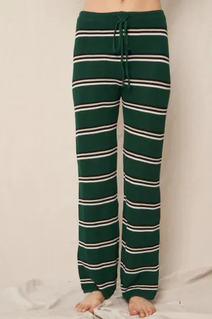 Mackenzie Multi Striped Sweater Drawstring Pant