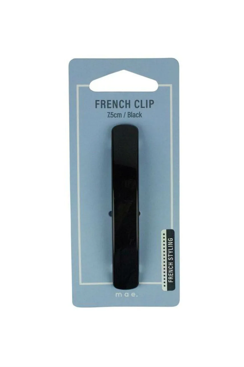MAE 40-2101BK French Clip 7.5cm Black