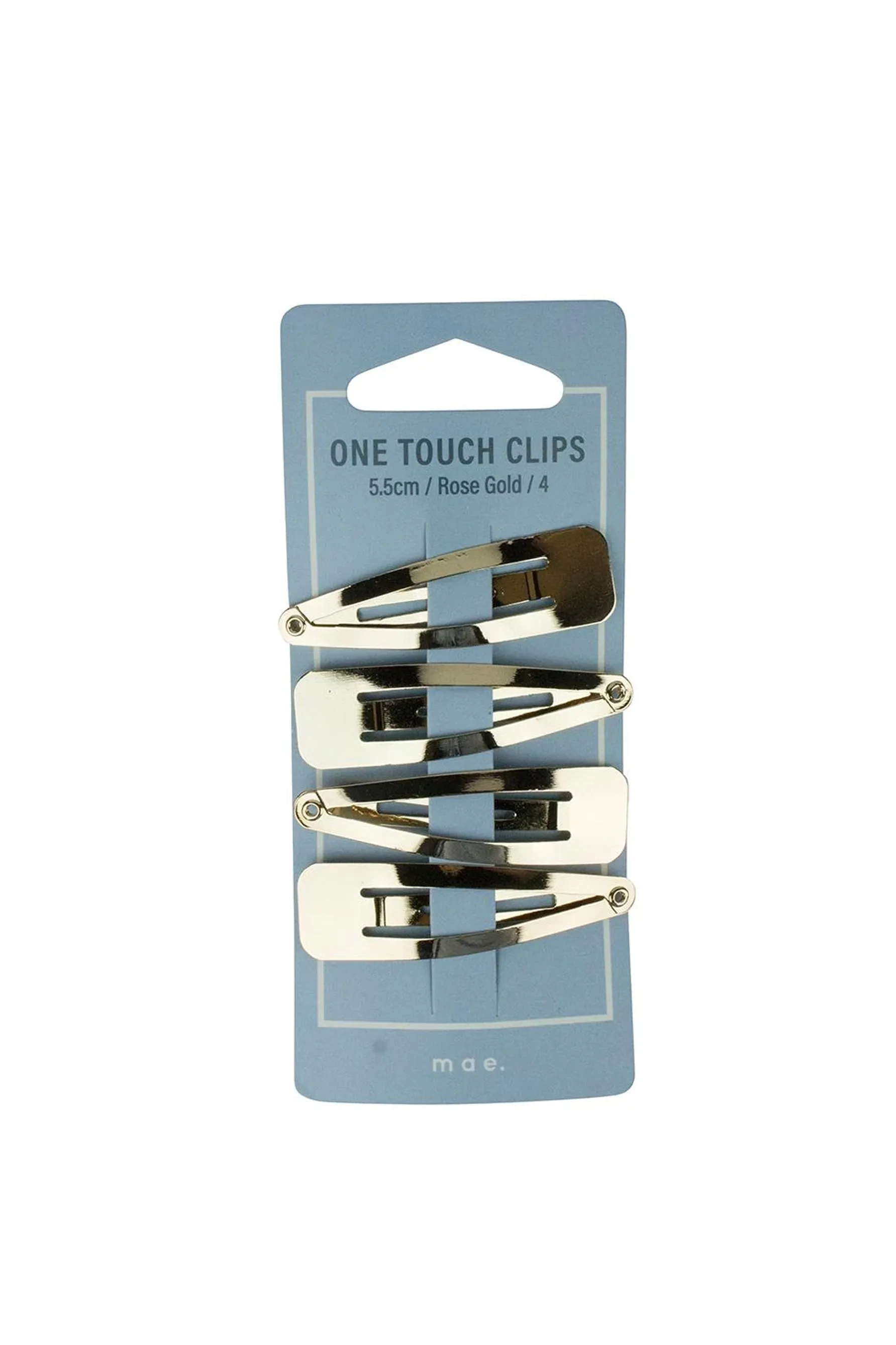 MAE 40-2104RG One-Touch Clips 5.5cm Rose Gold 6