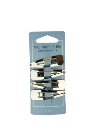 MAE 40-2104RG One-Touch Clips 5.5cm Rose Gold 6