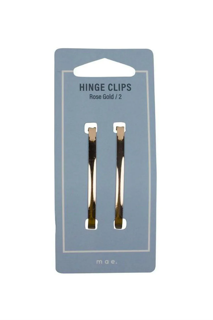 MAE 40-2109 Hinge Clips Rose Gold 2pcs