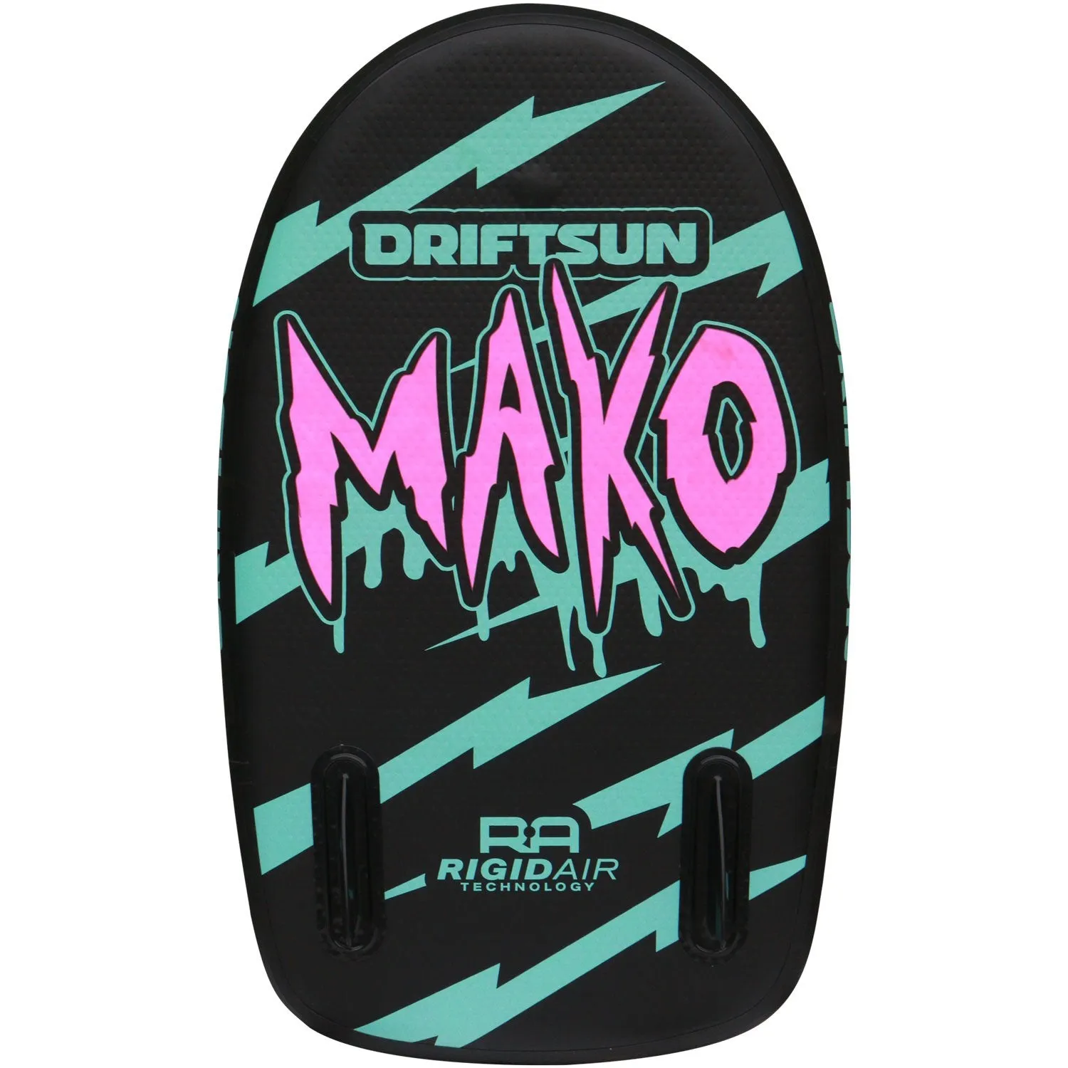 Mako Inflatable Bodyboard with RigidAir Drop Stitch Tech, 42" L x 25" W