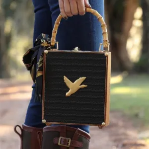 Mallard Camo w/ Bamboo Handles Handbag