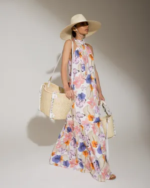 Maxi Canasta Straw Bag