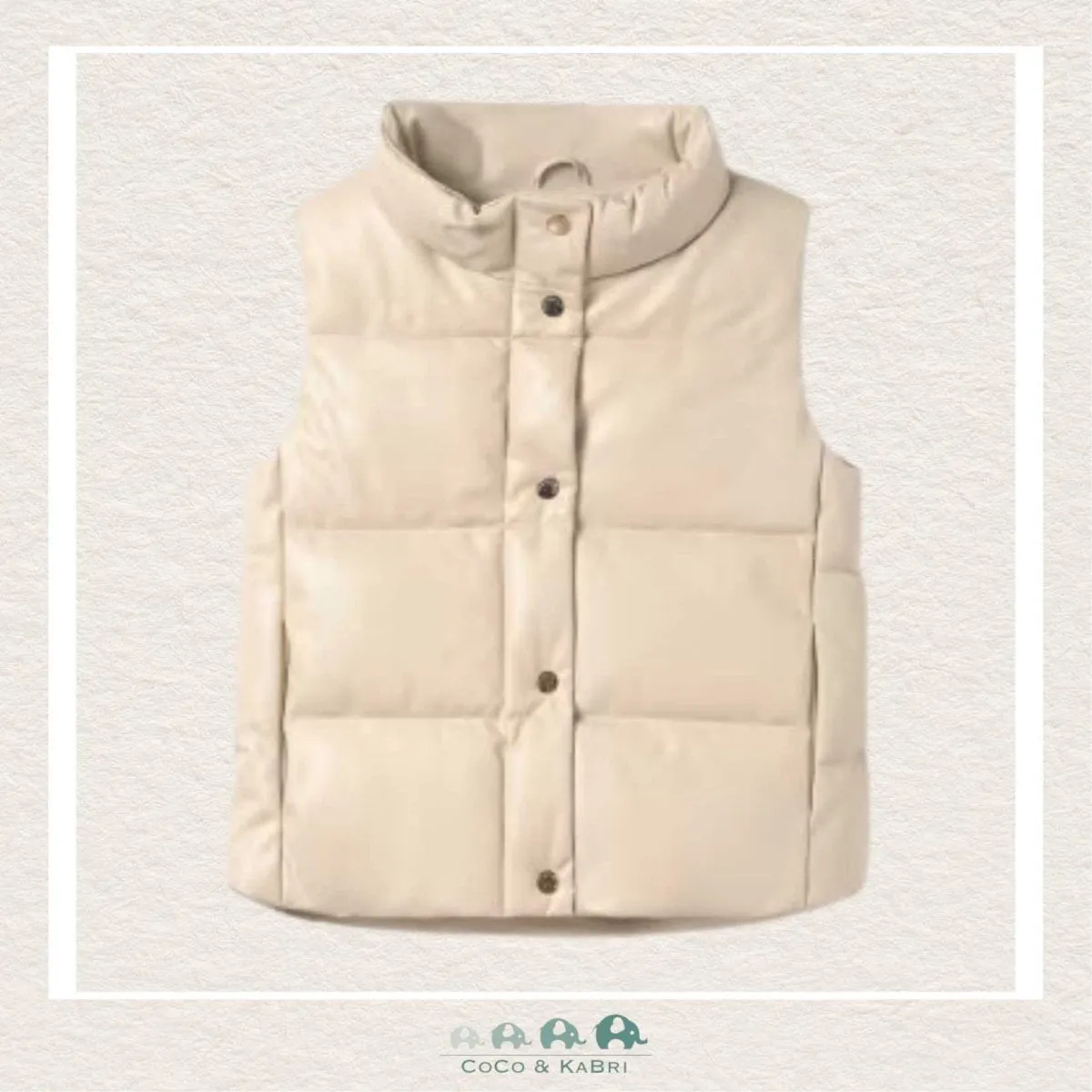 Mayoral Girls Vest - Stone