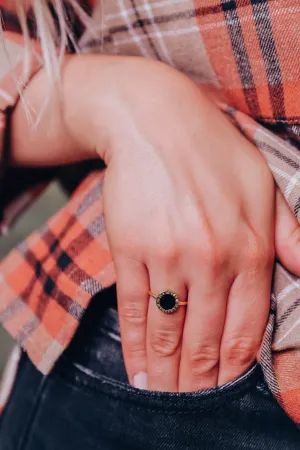 Mean Girls Enamel Ring - Black