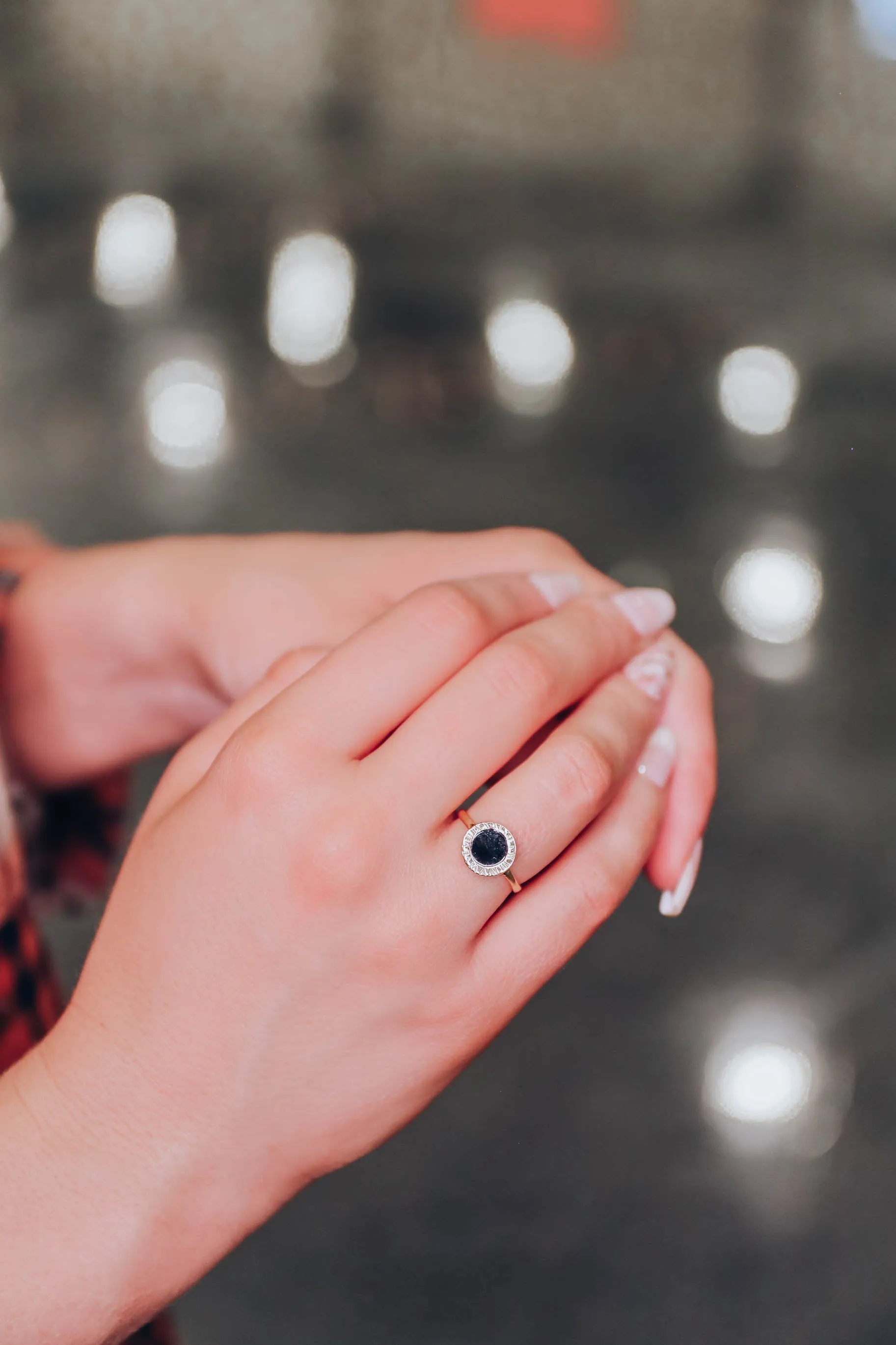 Mean Girls Enamel Ring - Black