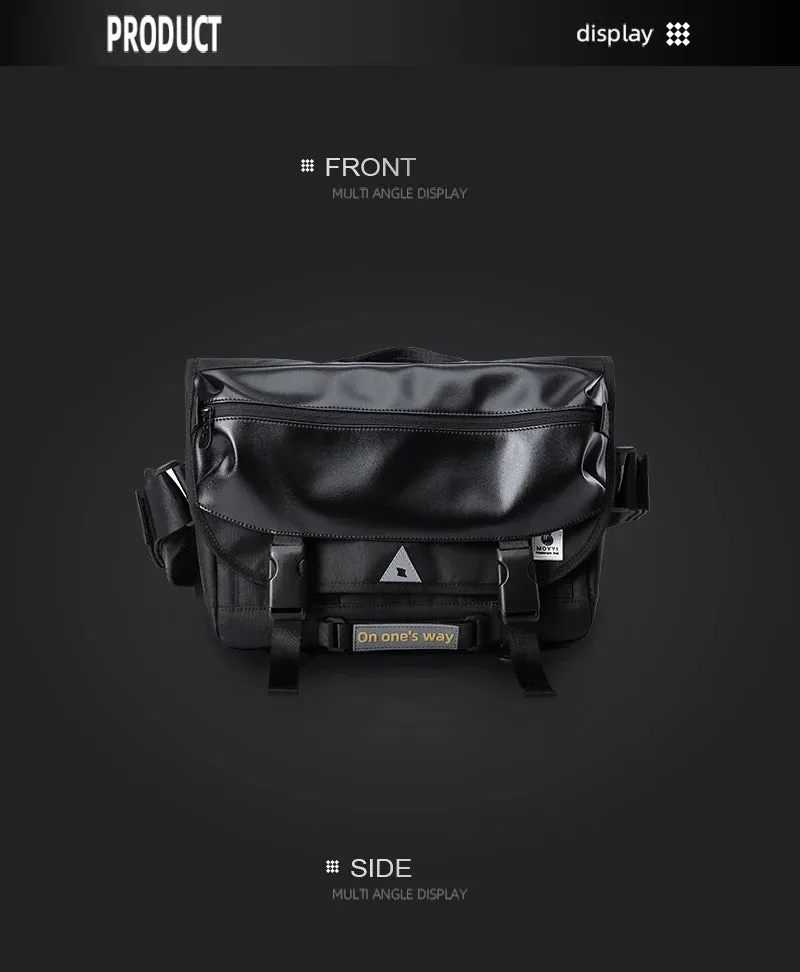 Men Crossbody Bag Casual Trendy Waterproof Large Capacity Lightweight Bags For Teenage Daily Life Shoulder Bags