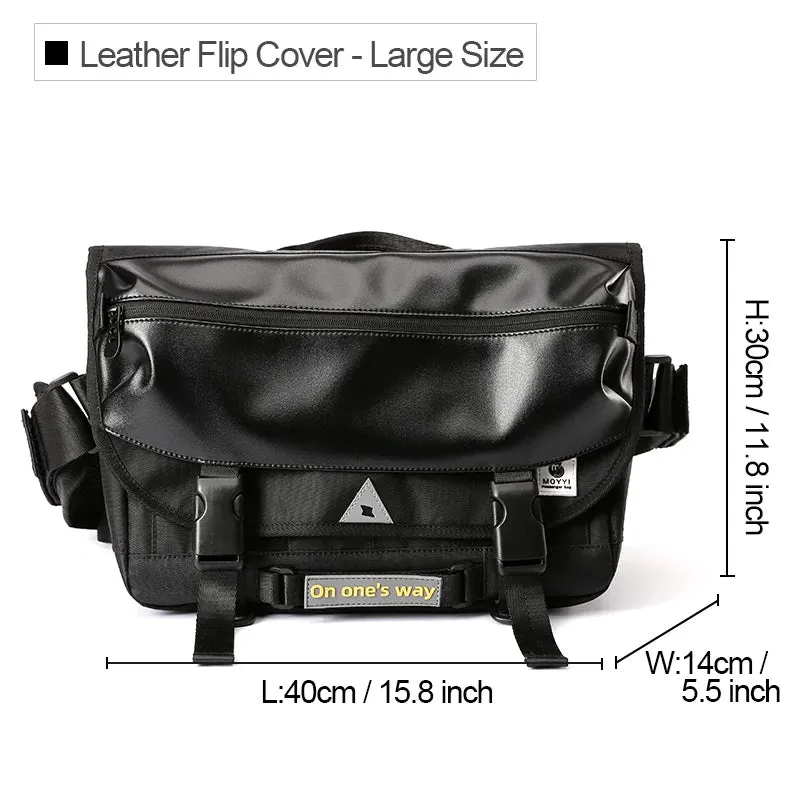 Men Crossbody Bag Casual Trendy Waterproof Large Capacity Lightweight Bags For Teenage Daily Life Shoulder Bags