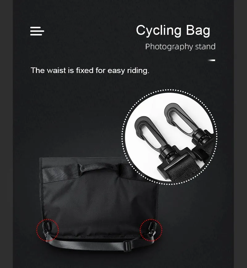 Men Crossbody Bag Casual Trendy Waterproof Large Capacity Lightweight Bags For Teenage Daily Life Shoulder Bags
