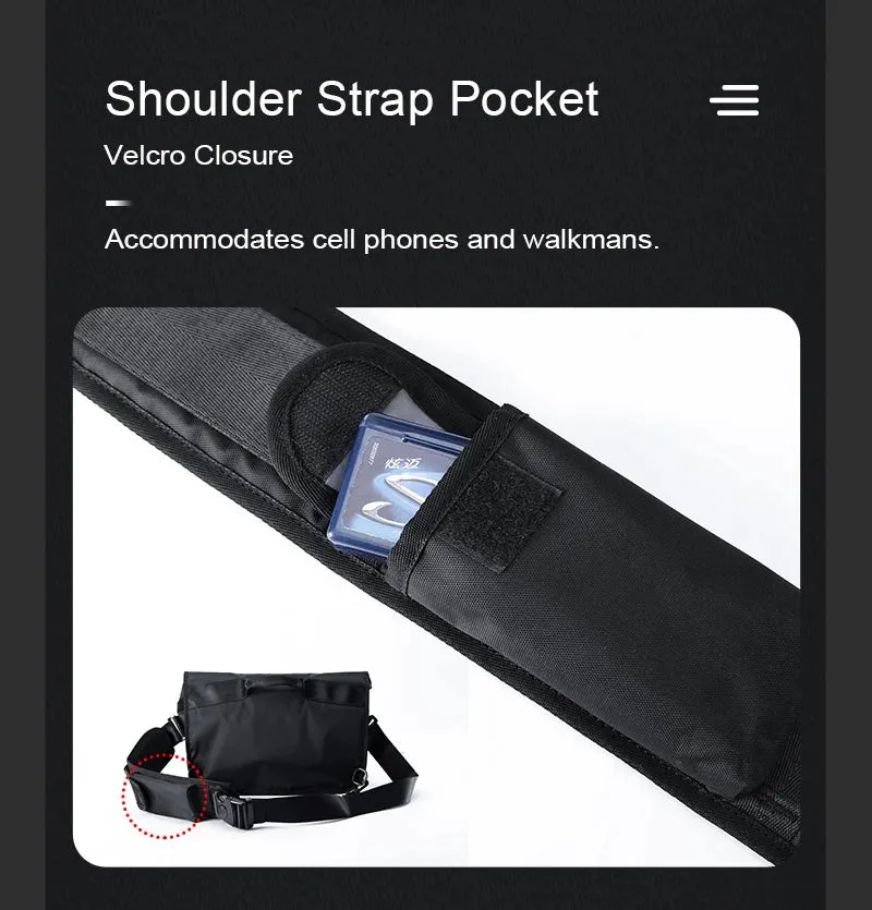 Men Crossbody Bag Casual Trendy Waterproof Large Capacity Lightweight Bags For Teenage Daily Life Shoulder Bags
