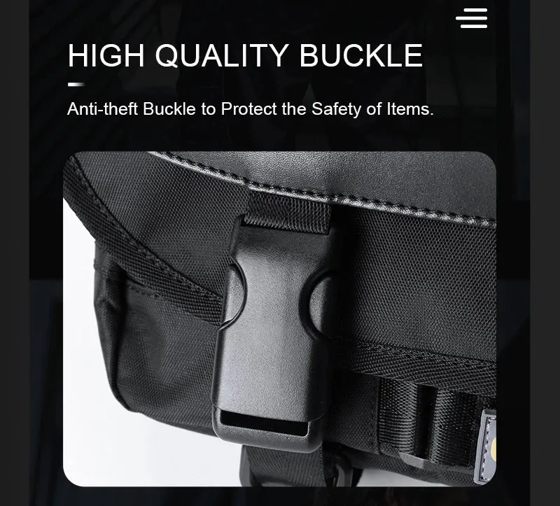 Men Crossbody Bag Casual Trendy Waterproof Large Capacity Lightweight Bags For Teenage Daily Life Shoulder Bags