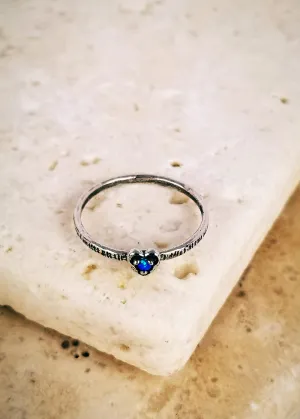 Midnight Lover's Ocean Ring