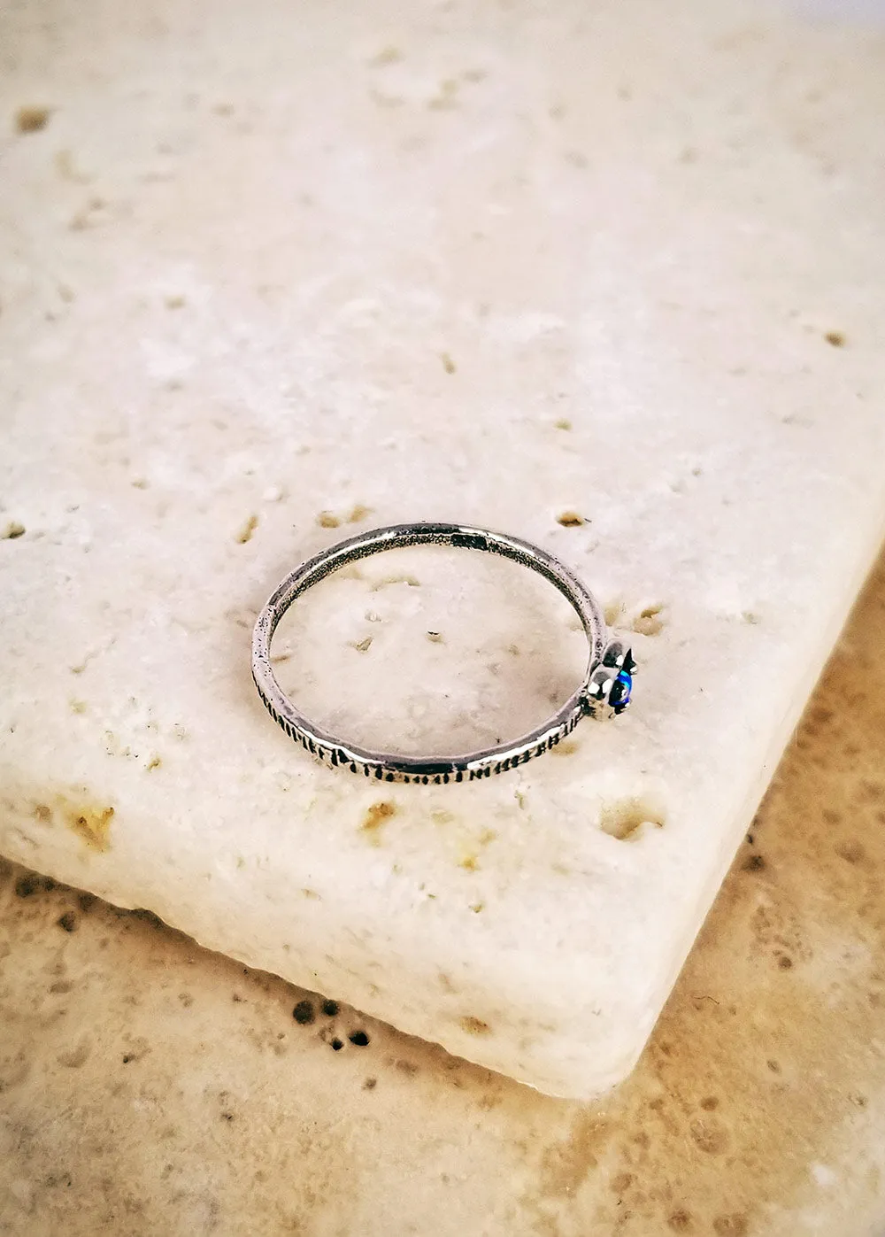 Midnight Lover's Ocean Ring