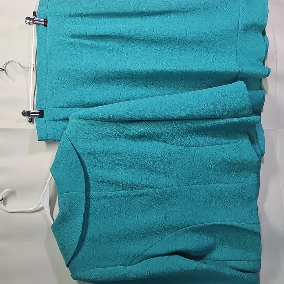 Miss Dorby Elegant Teal Skirt Set