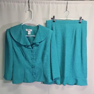 Miss Dorby Elegant Teal Skirt Set
