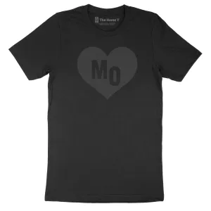 Missouri Black on Black Heart