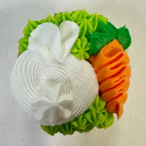 Modern Bunny & Carrot Cupcakes