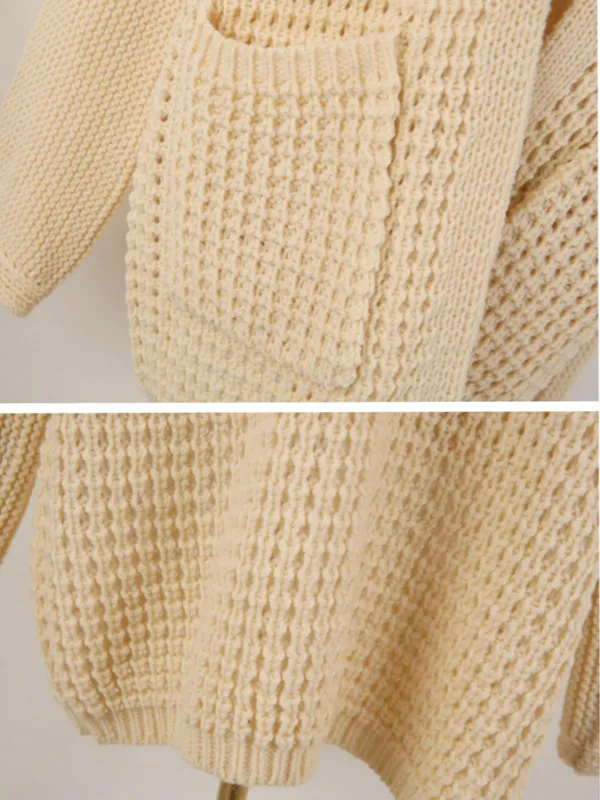 my show time hooded cardigan