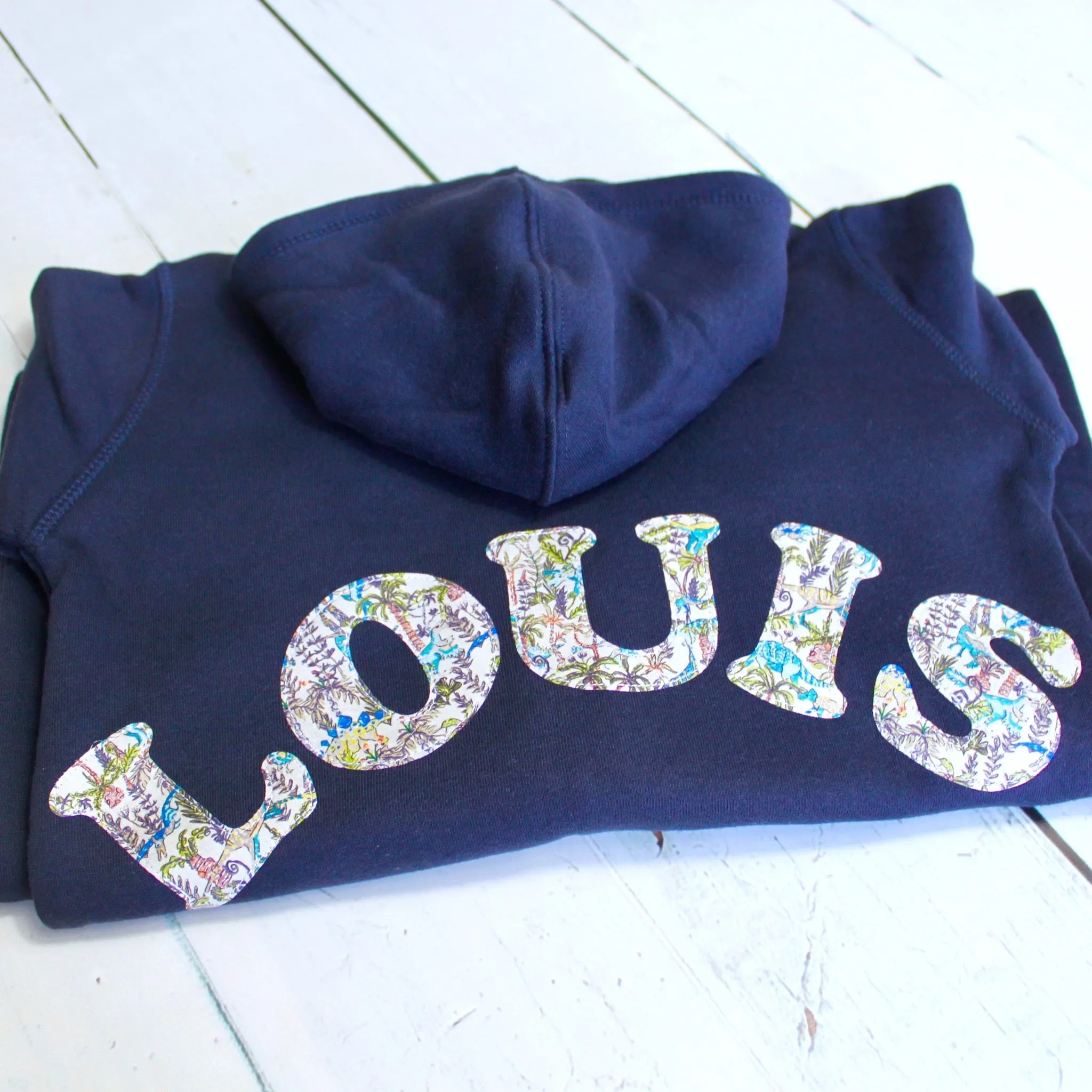 Name onesie with knee patches