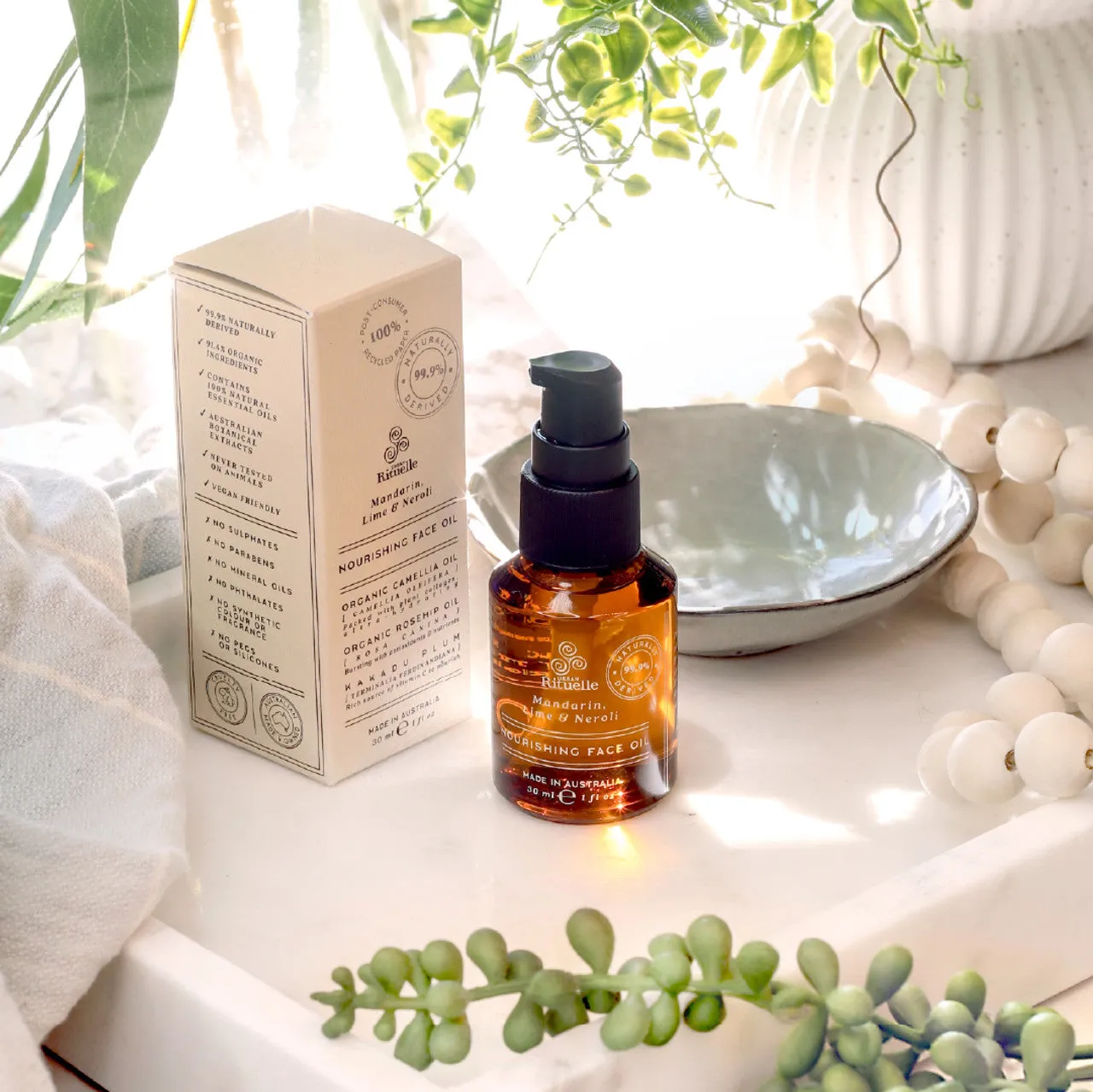 Natural Remedy Mandarin, Lime & Neroli Nourishing Face Oil