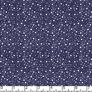 Navy and White Dots Fabric, Item No. 20431